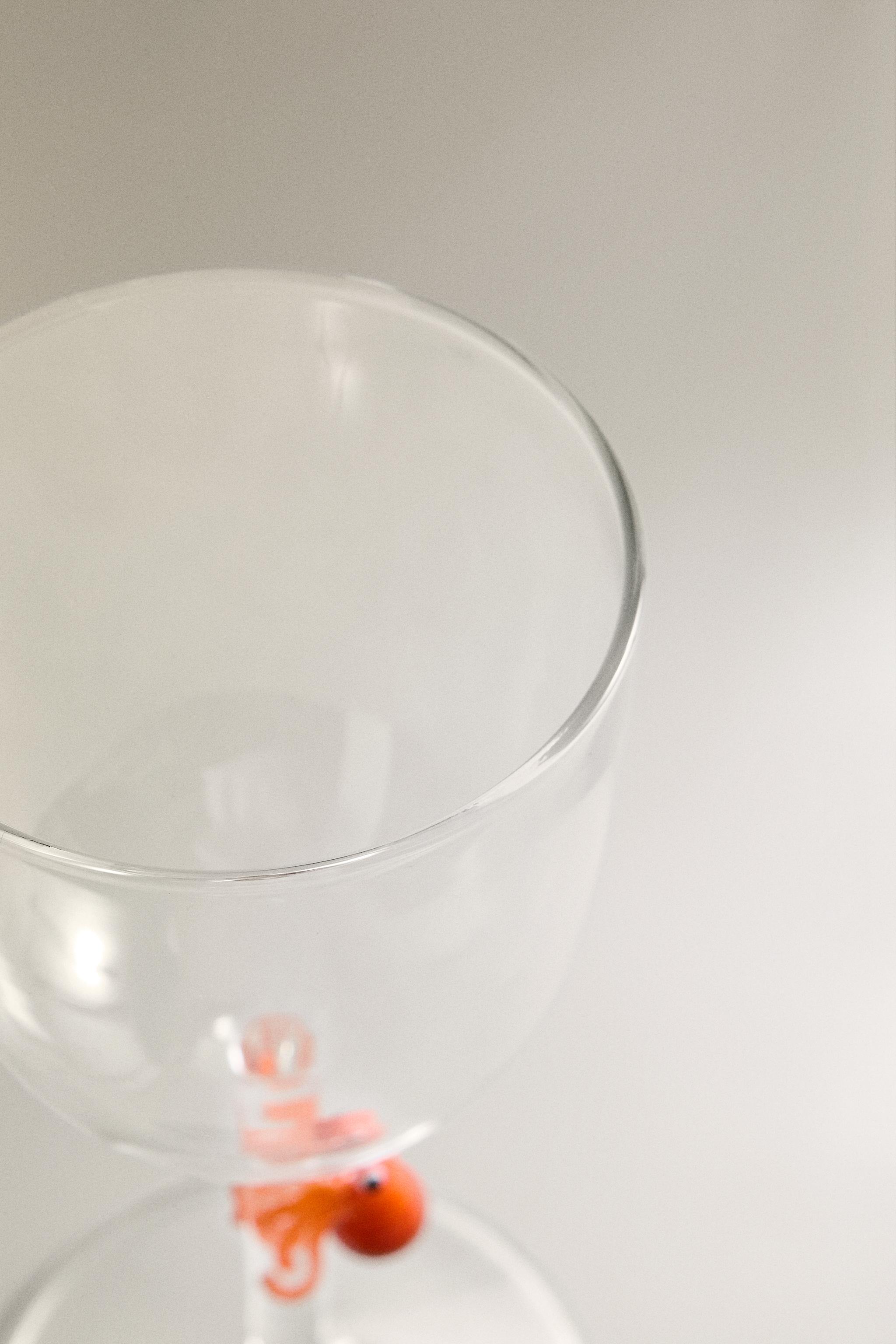 VERRE BOROSILICATE ANIMAL MARIN